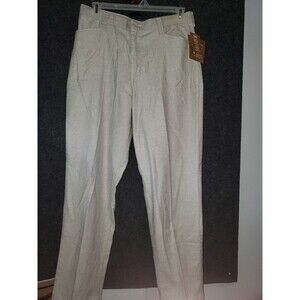 Lee Casuals NEW VTG 1999  Stretch Plain Front Pants Tapered Leg Women Sz 16